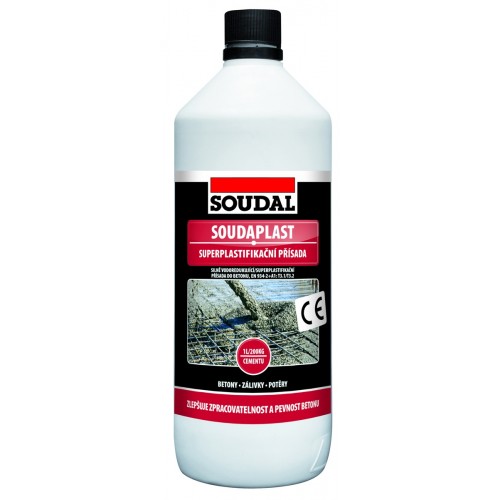 SOUDAL Soudaplast Superplastifikačná prísada 1 L SOUDAL Soudaplast Superplastifikačná prísada 1 L