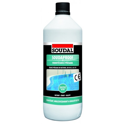 SOUDAL Soudaproof vodotesniaci prísada 1 L SOUDAL Soudaproof vodotesniaci prísada 1 L