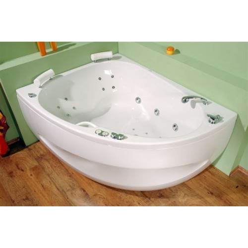 TEIKO Vaňa Spinell 160 L rohová 160x125 cm - HTP systém EASY, ľavá V210160L04T02021