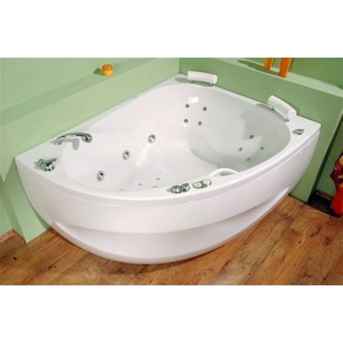 TEIKO Vaňa Spinell 180 P rohová 180x130 cm - HTP systém DUO PNEU, pravá V210180R04T02041