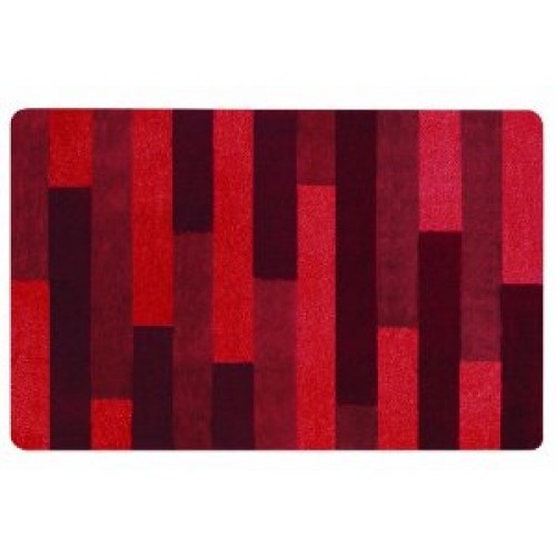 SPIRELLA PLANK Kúpeľňová predložka red 55x65cm 1016189