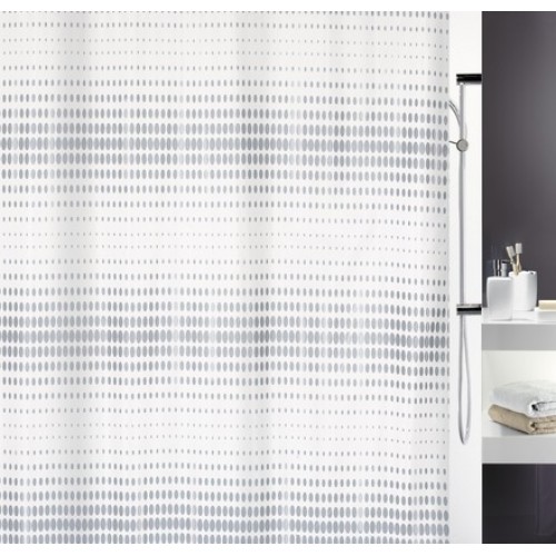 SPIRELLA NOON SILVER Sprchový záves 180 x 200 cm 1015180 SPIRELLA NOON SILVER Sprchový záves 180 x 200 cm 1015180