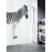 SPIRELLA ZEBRA Sprchový záves black 180 x 200 cm 1011554