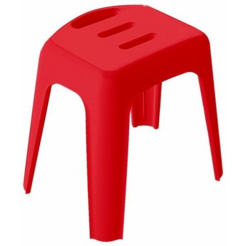 SPIRELLA VIVAWELL Stolička do kúpeľne červená 1070009