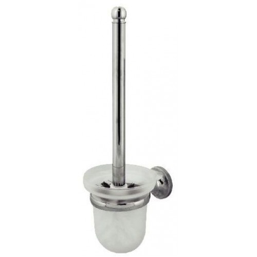 SPIRELLA WC kefa s držiakom LAGUNE chróm / sklo