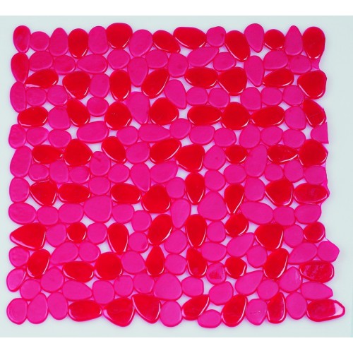 SPIRELLA RIVERSTONE Bezpečnostná podložka 54 x 54 cm clear red 1008468