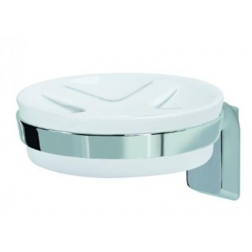 SPIRELLA MAX-LIGHT Mydelnička s držiakom porcelán / chróm 1011895