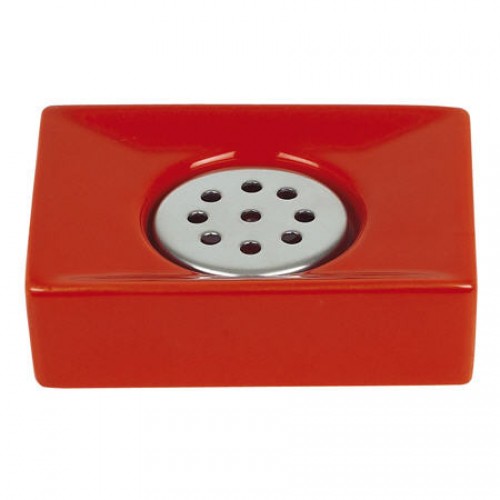 SPIRELLA QUADRO Mydelnička red 1013647 SPIRELLA QUADRO Mydelnička red 1013647