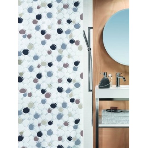 SPIRELLA DIDO Sprchový záves 180 x 200 cm grey-brown 1014429 SPIRELLA DIDO Sprchový záves 180 x 200 cm grey-brown 1014429
