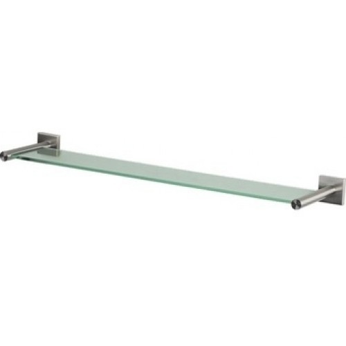 SPIRELLA NYO STEEL Kúpeľňová sklenená polička 40 cm 1015573