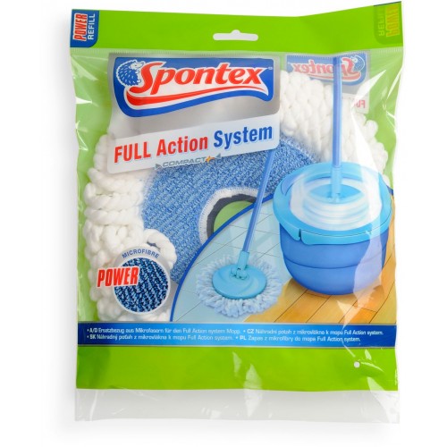 Spontex Full Action systém abrazívne náhradný mop Spontex Full Action systém abrazívne náhradný mop