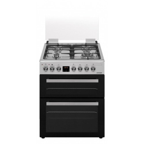 Concept Elektrický multifunkčný sporák s dvojitou rúrou a plynovou doskou SVKD6560SS