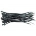 Sťahovacie pásky 2,5 x120mm čierne / 100ks