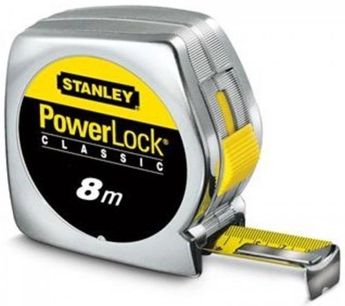 Stanley 0-33-198 PowerLock Zvinovací meter 8m/25mm, plastové ABS puzdro Stanley 0-33-198 PowerLock Zvinovací meter 8m/25mm, plastové ABS puzdro
