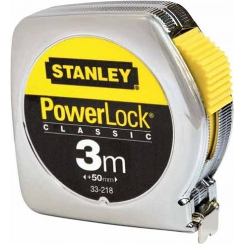 Stanley 0-33-238 PowerLock Zvinovací meter 3m/12,7mm, plastové ABS puzdro