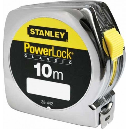 Stanley 0-33-442 PowerLock Zvinovací meter 10m/25mm, plastové ABS puzdro Stanley 0-33-442 PowerLock Zvinovací meter 10m/25mm, plastové ABS puzdro