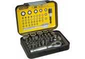 Stanley 1-13-906 1/4" 40dielna sada bitov s račňou Expert