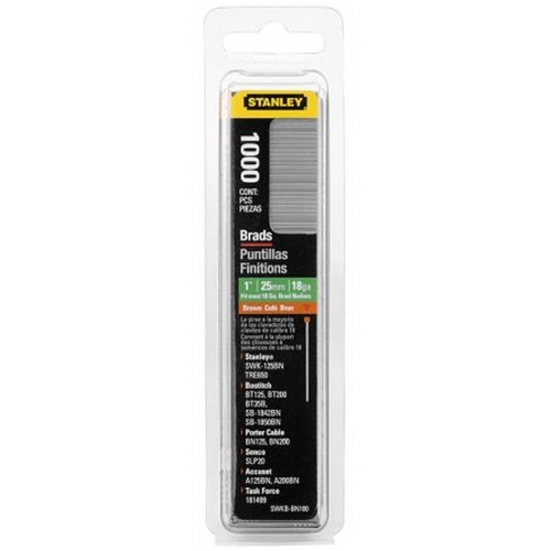 Stanley 1-SWKBN1187T 30 mm/1 3/16"/18 Kolárske klince typ 8/300/E/J, 1000ks