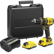 Stanley SFMCD721D2K V20 Aku vŕtačka s príklepom (80Nm/18V/2x2,0Ah), kufor