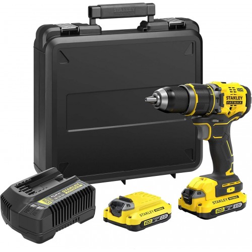 Stanley SFMCD721D2K V20 Aku vŕtačka s príklepom (80Nm/18V/2x2,0Ah), kufor