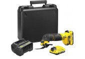 Stanley SFMCE500D2K V20 Aku multifunkčná oscilačná brúska (18V/2x2,0Ah), kufor