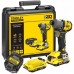 Stanley SFMCF830D2K FatMax Aku bezuhlíkový rázový uťahovák 1/4" (18V/2x2,0Ah), kufor