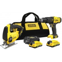 Stanley SFMCK212D2S FatMax V20 Aku kombinovaná sada (18V/2x2,0Ah), taška
