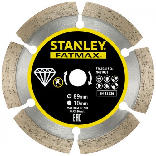 Stanley STA10415 FatMax Diamantový segmentový rozbrusovací kotúč 89x10mm