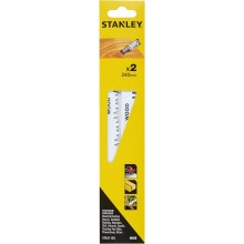 Stanley STA21182 Pílové listy HCS na vetvy pre mečovú pílu, dĺžka 240mm, 2ks