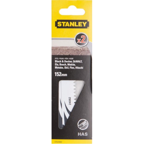 Stanley STA24082 Pílové listy HAS do muriva a pórobetónu pre mečovú pílu, dĺžka 152mm, 2ks Stanley STA24082 Pílové listy HAS do muriva a pórobetónu pre mečovú pílu, dĺžka 152mm, 2ks