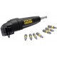 Stanley STA88582-XJ Pravouhlý skrutkovací nástavec s 9-dielnou sadou torzných bitov 25mm