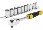 Stanley STMT82666-0 11dielna sada 1/4" račne s 12hrannými hlavicami (5,5-14 mm)