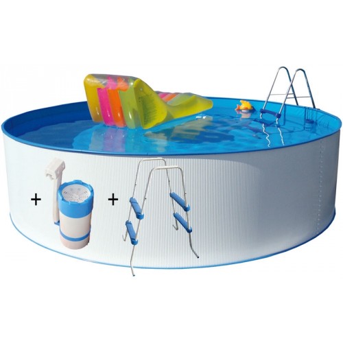 Steinbach Bazén New Splasher 3,5 x 0,9 ms kovovou konštrukciou, filtrácia 1,7 m3 / h