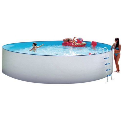 INTEX Bazén Nuovo s oceľovou konštrukciou priemer 450 x 120 cm, schodíky 011111