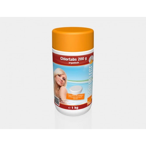 Bazénove tablety Chlortabs 200g organisch, 1 kg 0752201TD00