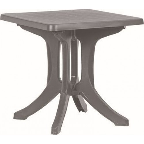 ALLIBERT NAPOLI stôl 70 x 70 x 72 cm, svetlo sivá 17181092 ALLIBERT NAPOLI stôl 70 x 70 x 72 cm, svetlo sivá 17181092