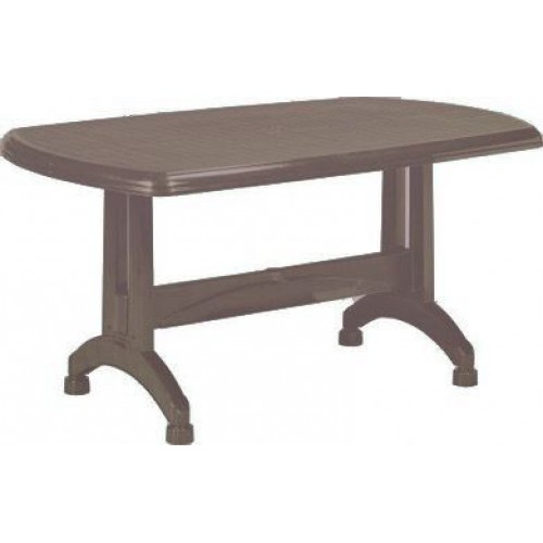 ALLIBERT PORTLAND stôl 150 x 90 x 72 cm, Cappuccino 17180031