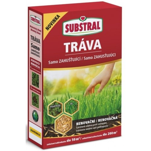SUBSTRAL Trávna zmes samozahušťujíci - REGENERAČNÁ 1kg 1001112 SUBSTRAL Trávna zmes samozahušťujíci - REGENERAČNÁ 1kg 1001112