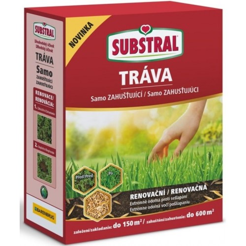 SUBSTRAL Trávna zmes samozahušťujíci - REGENERAČNÁ 3kg 1002112