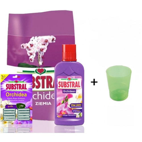 Substral Balíček pre Orchidey + zelený obal ZADARMO Substral Balíček pre Orchidey + zelený obal ZADARMO