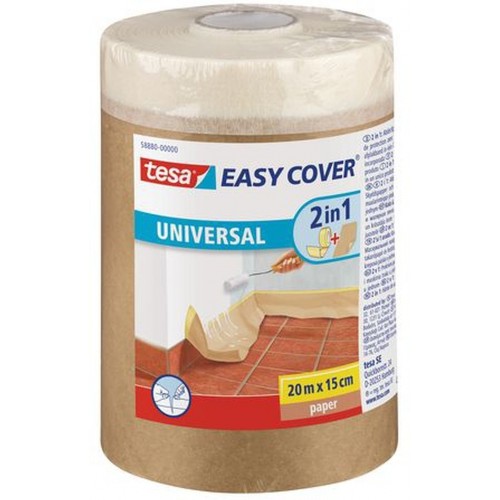 TESA Easy Cover zakrývací papier, maliarska páska a náplň, 20m x 1,5m 58880-00000-00