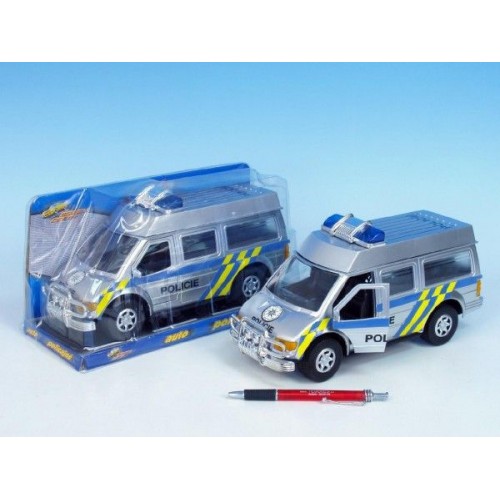 Auto polícia plast 27cm na zotrvačník 00060775 Auto polícia plast 27cm na zotrvačník 00060775