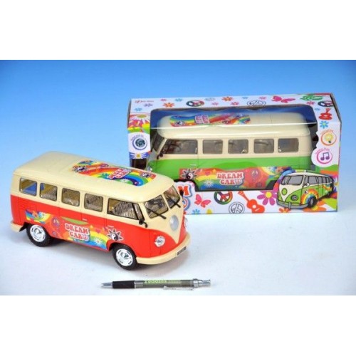 Autobus Peace, plast, 23cm, narážacie, na batérie, so zvukom, so svetlom 00541077 Autobus Peace, plast, 23cm, narážacie, na batérie, so zvukom, so svetlom 00541077