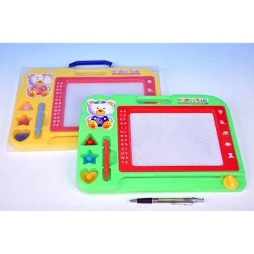 WIKI Magnetická tabuľka kresliaci, 33x24cm, s doplnkami, v plastovom puzdre 49116081