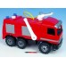 LENA Mercedes auto, hasiči, plast, 60 cm, nosnosť 50 kg 43002028