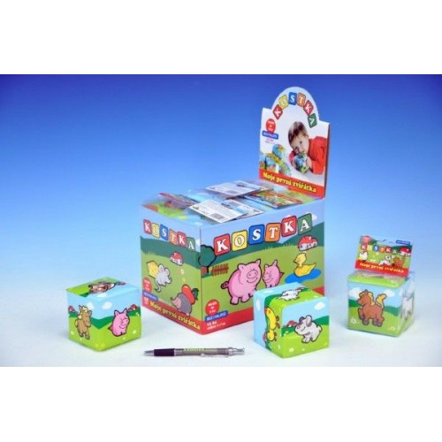 Kocka Moje prvé zvieratká 7x7cm 00511003 Kocka Moje prvé zvieratká 7x7cm 00511003