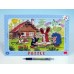 Puzzle doskové Krtko na návšteve 29,5x19cm 15 dielikov 21301160
