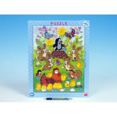 Puzzle doskové Krtko a veľká noc 29x37cm 40 dielikov 21322028