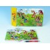 Penové puzzle Krtko 30x21cm 12ks 35020503