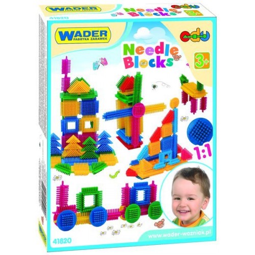 Wader Stavebnice ježkovia, plast, 64ks 89041820